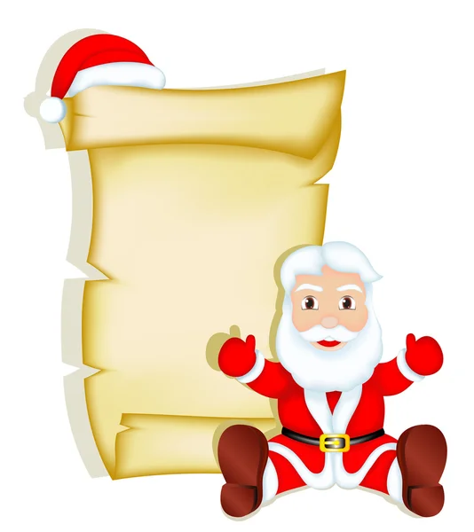 Санта-Клаус - бланк — стоковий вектор
