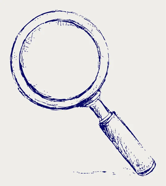 Magnifying glass — Stock Vector