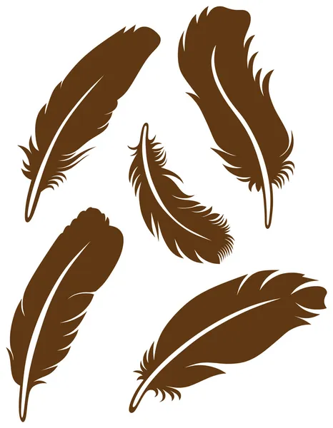 Set de plumas — Archivo Imágenes Vectoriales