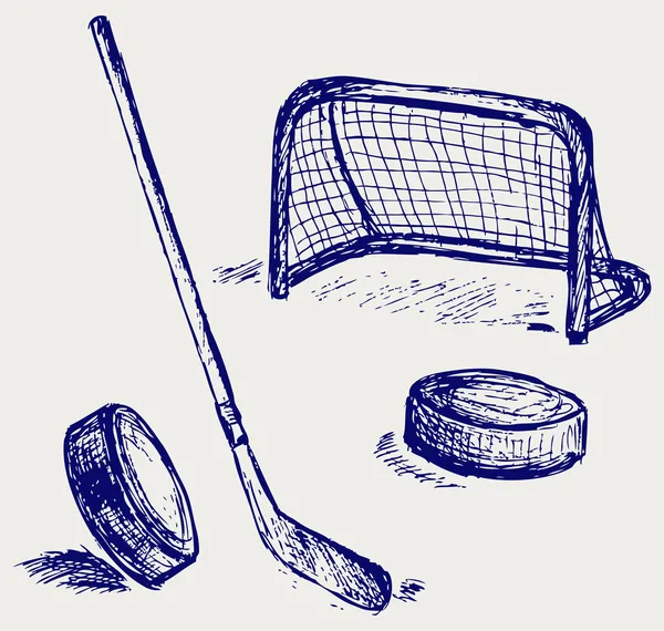Icona di hockey — Vettoriale Stock