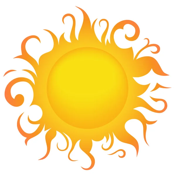 Símbolo sol — Vector de stock