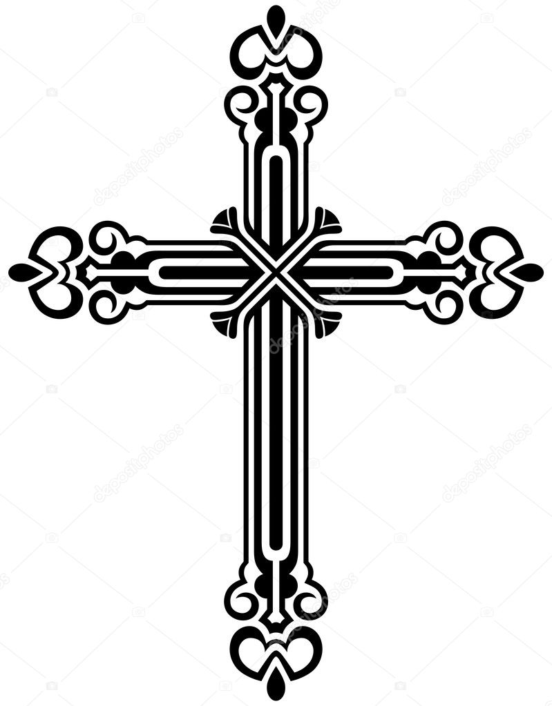 Religious cross design collection — Stock Vector © Kreativ #11451957