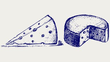 Piece cheese clipart