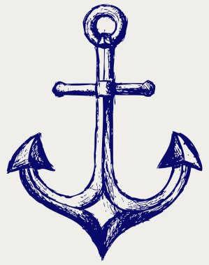 Anchor sketch clipart