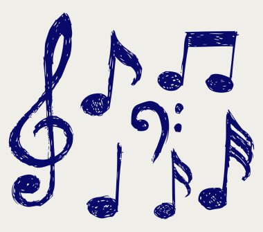 Musical notes clipart