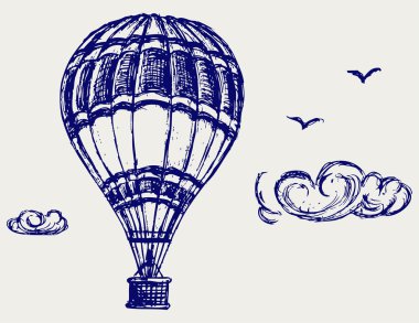 Balloon sketch clipart