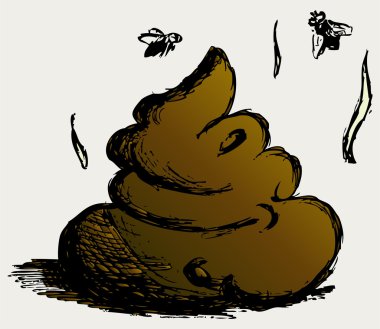 Feces cartoon clipart