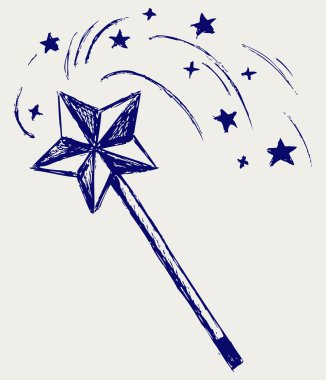 Magic wand clipart