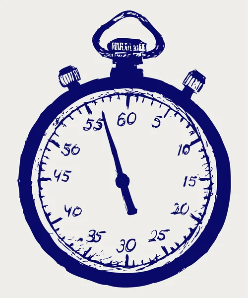 Schizzo del cronometro — Foto Stock