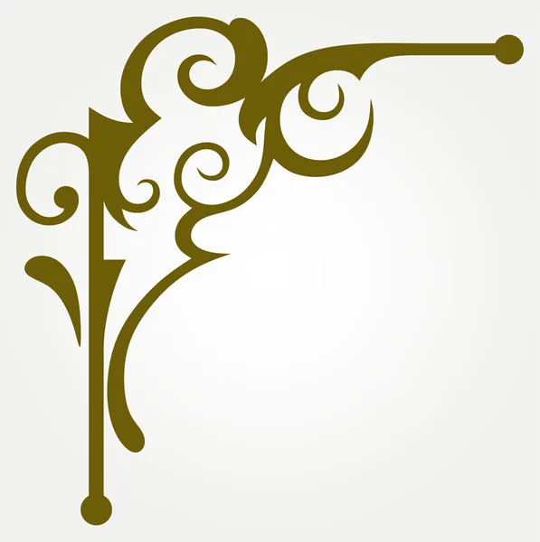 Kalligrafische ontwerp element en pagina decoratie — Stockfoto