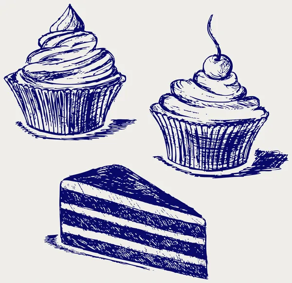 Niedliche Cupcake — Stockfoto