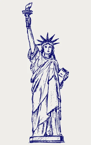 New York 'ta özgürlük heykeli — Stok fotoğraf