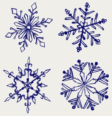 Snowflake winter clipart