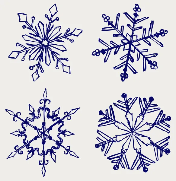 Snowflake winter — Stock Photo, Image