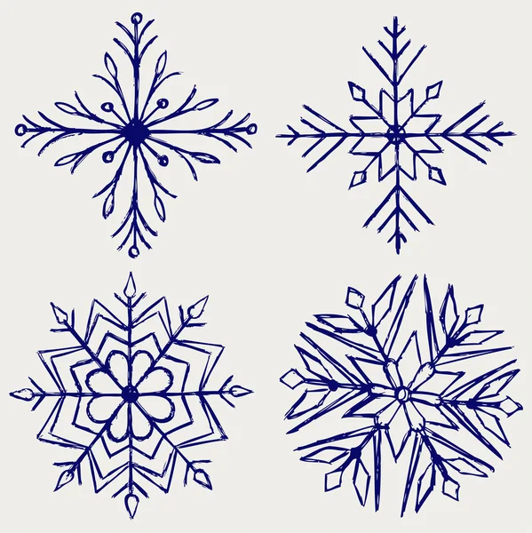 Snowflake winter — Stock Photo, Image