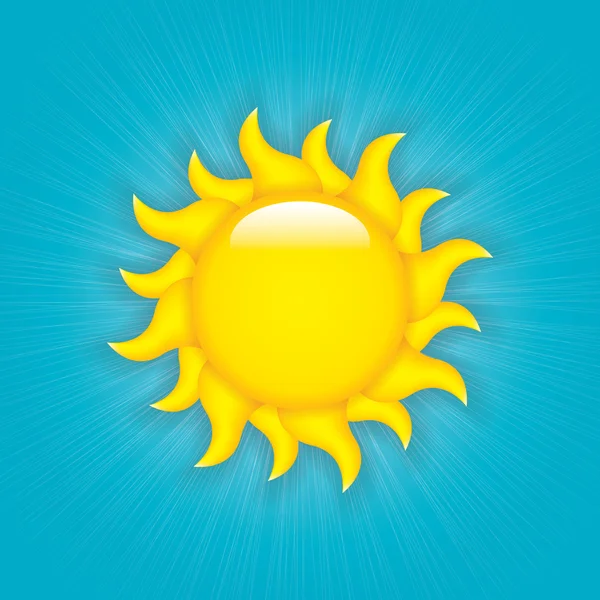 Símbolo sol — Vector de stock