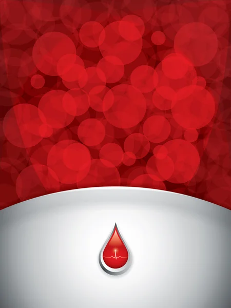 Donación de sangre — Vector de stock