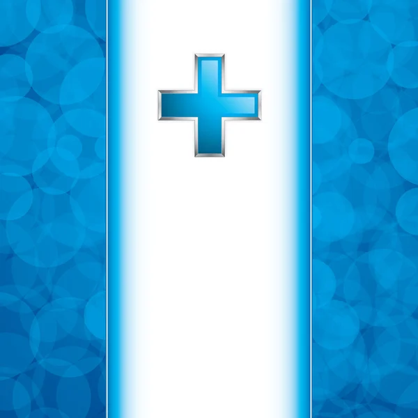 Μπλε σταυρό — Διανυσματικό Αρχείο