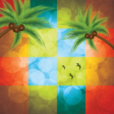 Tropical background clipart