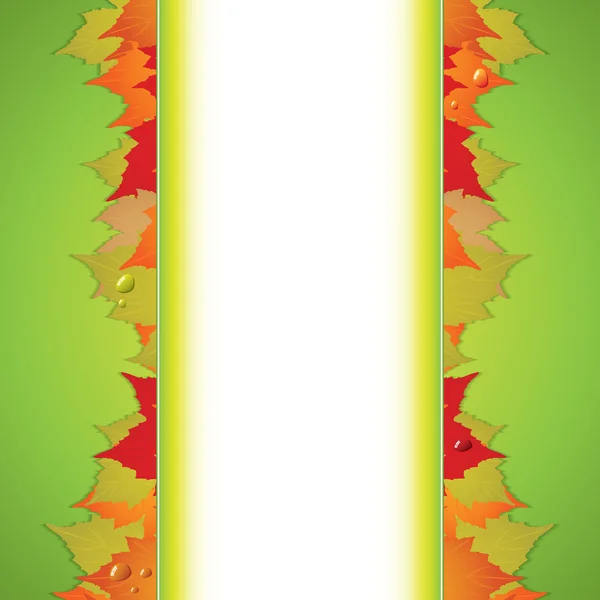 Herbstlicher Hintergrund — Stockvektor