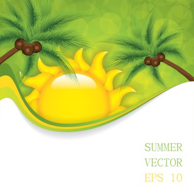 Summer background clipart