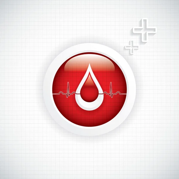 无偿献血活动 — 图库矢量图片
