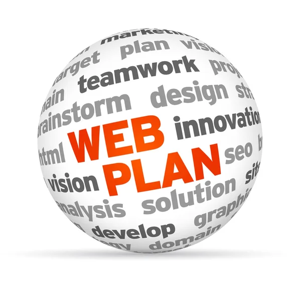 Webové plán — Stock fotografie