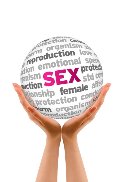 Esfera de palavra de sexo — Fotografia de Stock