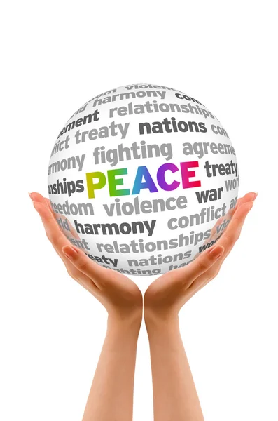 stock image Peace Word Sphere