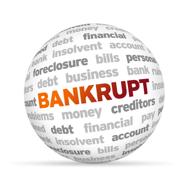 Bankrupt — Stock fotografie