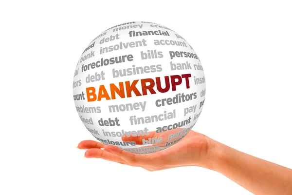 Bankrupt — Stock fotografie