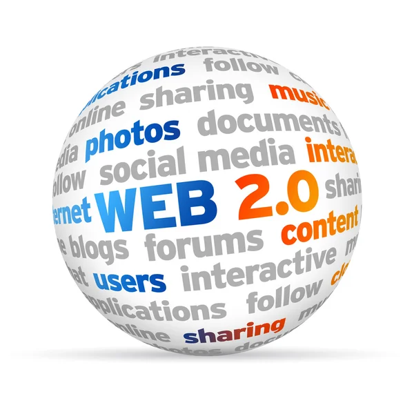 Web 2.0 — стоковое фото