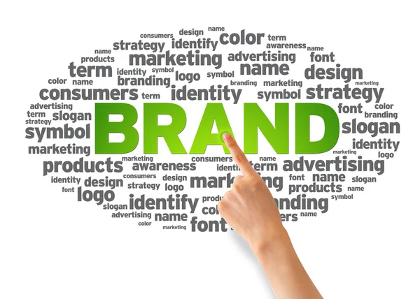 Brand Word Illustration — Stock Photo, Image