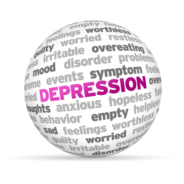 Depressão — Fotografia de Stock