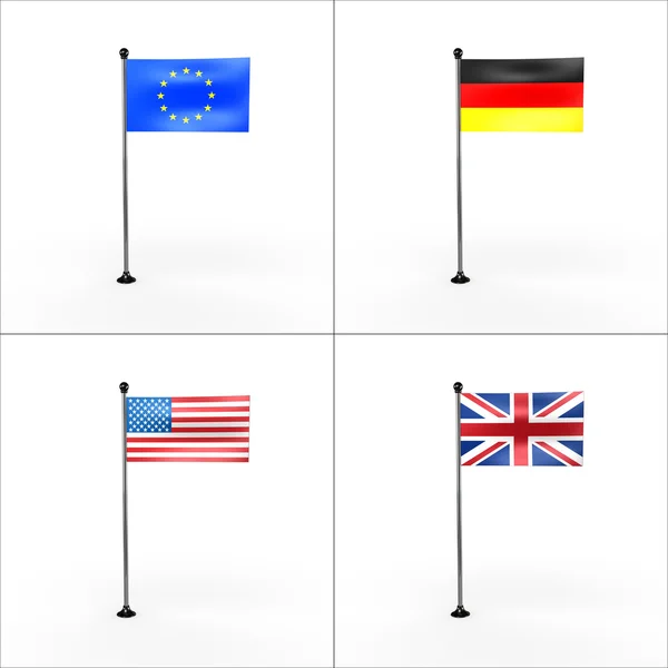 Bandeira nacional — Fotografia de Stock