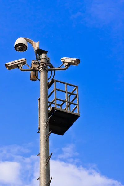Telecamera di sicurezza di sorveglianza o CCTV — Foto Stock
