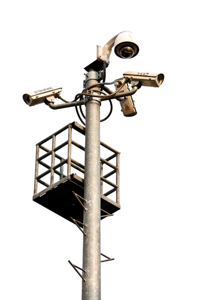 Telecamera di sicurezza di sorveglianza o CCTV — Foto Stock