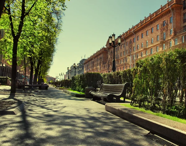 stock image Empty street in the city