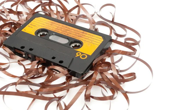 Retro Audio Cassette Tape — Stock Photo, Image