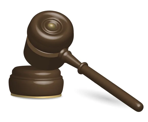 stock vector Judge Gavel