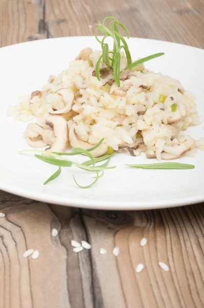 Stock image Risotto With Mushrooms