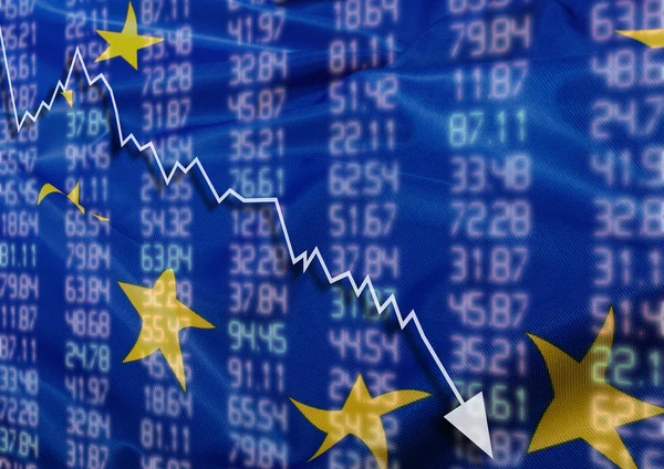 Krize v Evropě — Stock fotografie