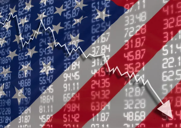 Crisis en Estados Unidos — Foto de Stock