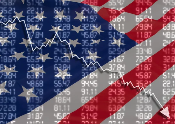 Crisis en Estados Unidos — Foto de Stock