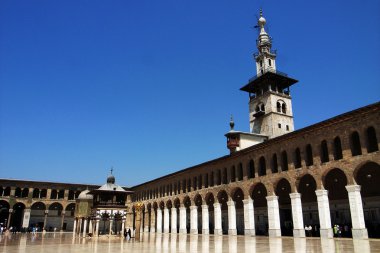 Mosque in Damascus clipart