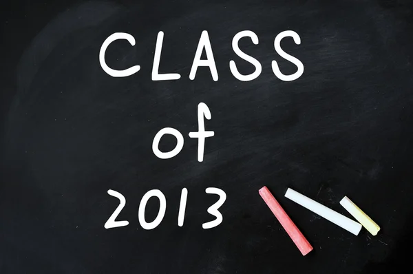 Class of 2013 on a blackboard — Stock Photo, Image