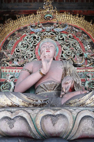 Alte Buddha-Joss-Skulptur — Stockfoto