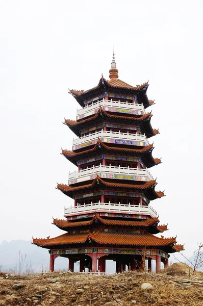 Çin antik pagoda — Stok fotoğraf
