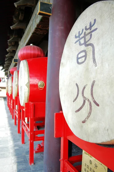 Traditionele chinese drums — Stockfoto