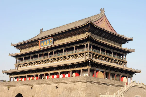 Барабанная башня Китая — стоковое фото